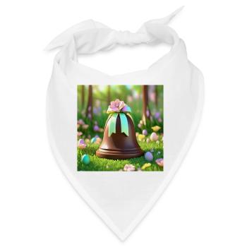 Ostern, Frohe Ostern, Frohe Ostern - Bandana - Weiß - Vorne