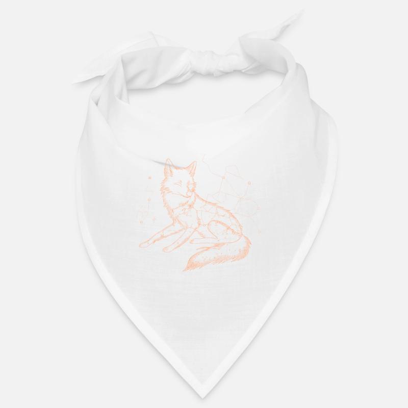Renard Ciel étoilé Constellation Bandana