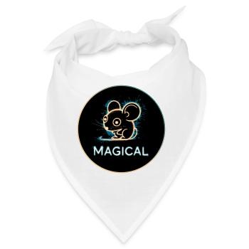Magische Maus - Bandana - Weiß - Vorne