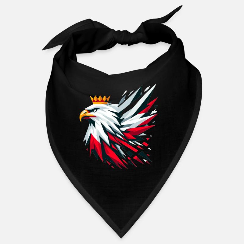 Pologne Polska Aigle Drapeau Géométrie Cadeau Bandana
