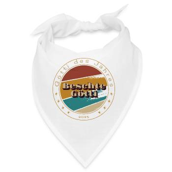 Beschte Götti - Bandana - Weiß - Vorne