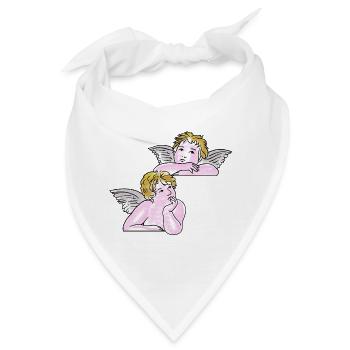 Putten-Strichzeichnungen - Bandana - Weiß - Vorne