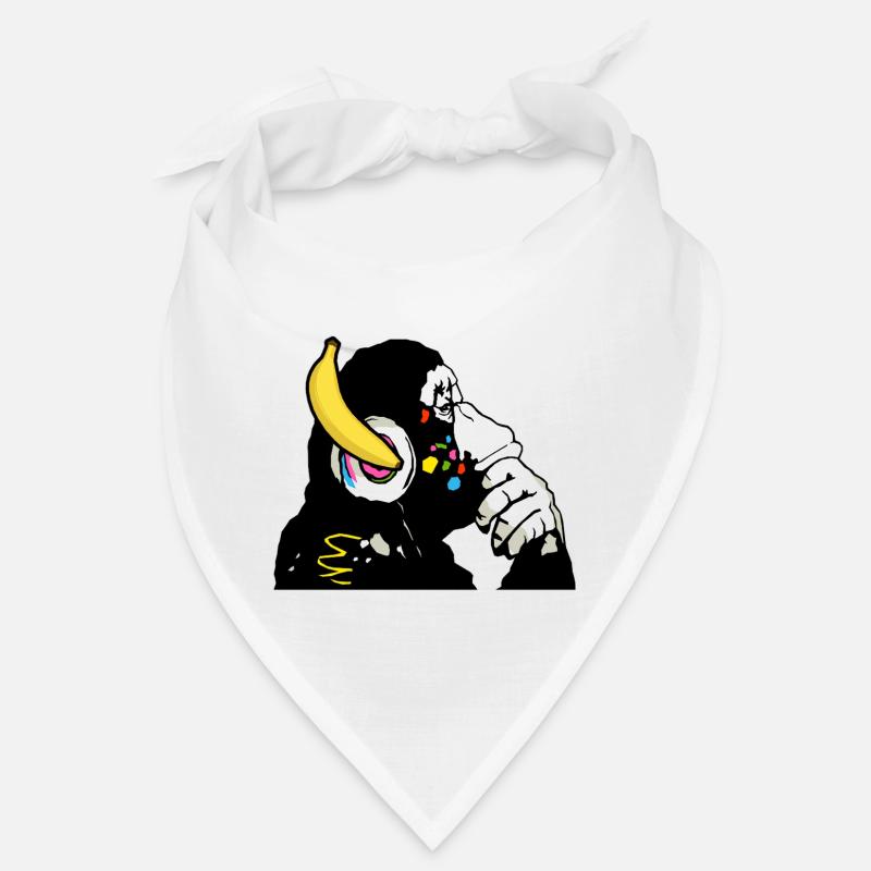 DJ chimpanzé , Casque banane Bandana