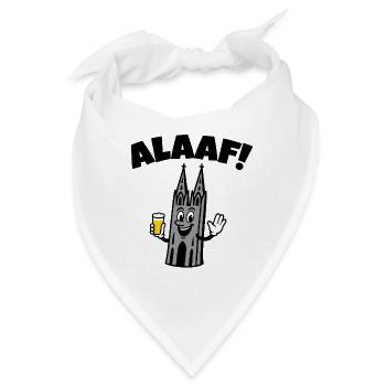Alaaf Kolner Dom - Bandana - Weiß - Vorne