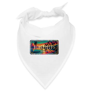 Bluefields Jamaica – Karibischer Traum - Bandana - Weiß - Vorne