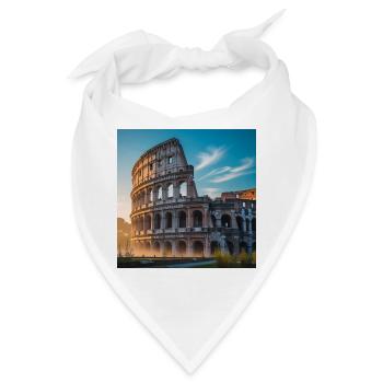 Sporthalle - Bandana - Weiß - Vorne