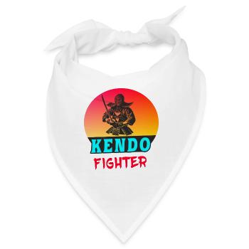 Kendo Fighter – Samurai Style - Bandana - Weiß - Vorne
