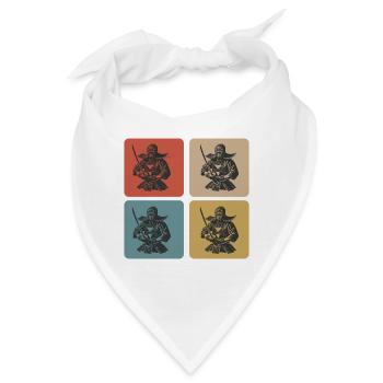 Kendo Vintage - Bandana - Weiß - Vorne