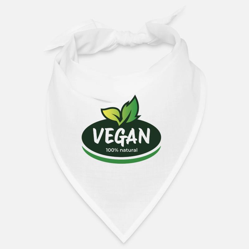 Végétalien 100 % naturel. Choix conscient Bandana