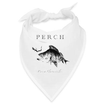 Barsch Angler - Kunstköder für Raubfisch - Bandana - Weiß - Vorne