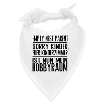 Empty Nest Parent – Kinderzimmer jetzt Hobbyraum - Bandana - Weiß - Vorne