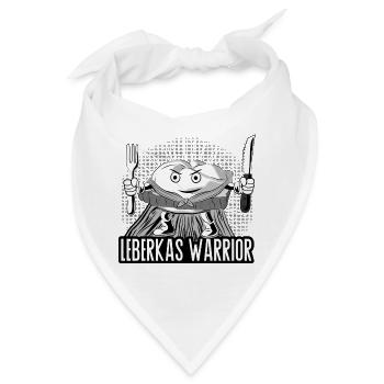 Leberkas Warrior – Brotzeit mit Biss. - Bandana - Weiß - Vorne