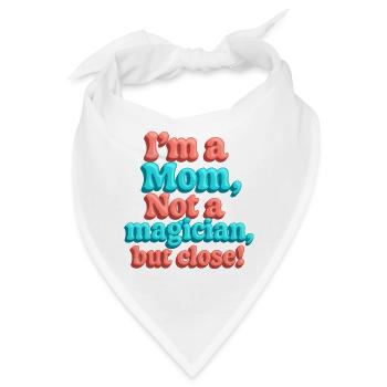 Zaubermama, Muttertagsgeschenk - Bandana - Weiß - Vorne