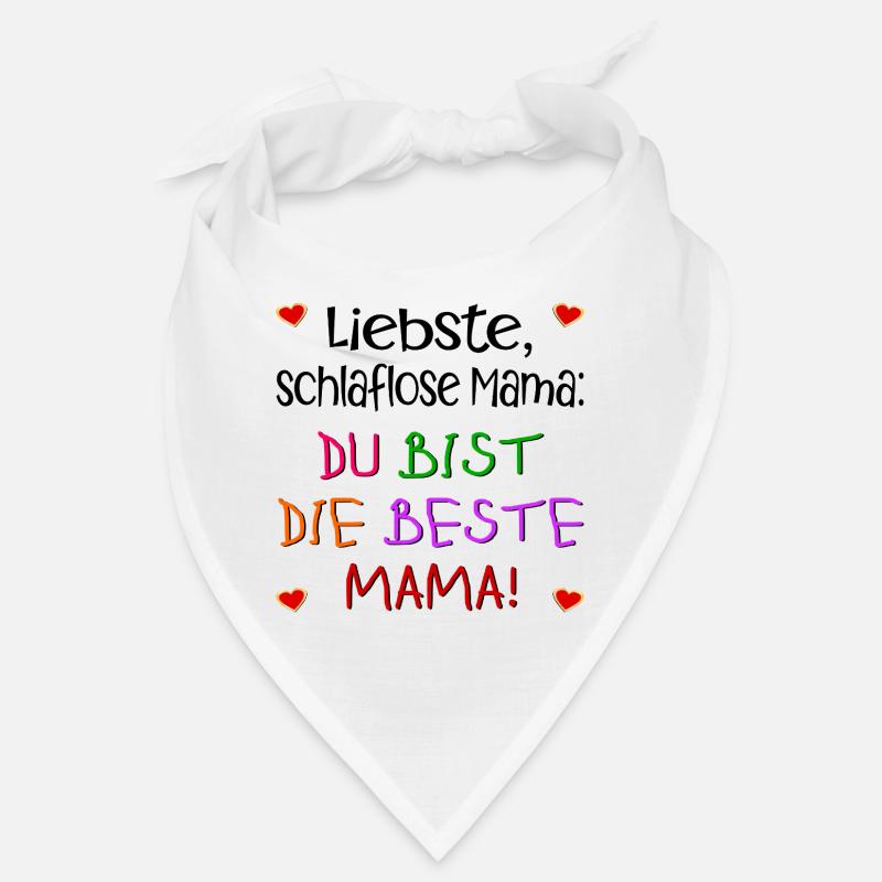 KINDERSPRÜCHE MUTTERTAG MAMA SCHLAFEN Bandana