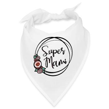 Super Mami - Bandana - Weiß - Vorne