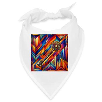 Schlüssel zur Seele - Bandana - Weiß - Vorne
