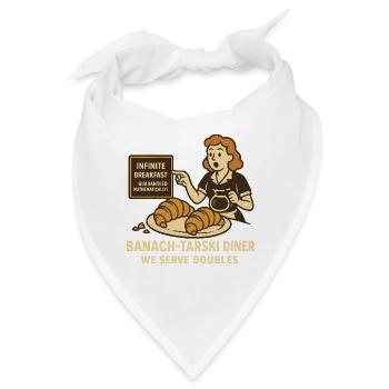 Banach-Tarski Diner - Bandana - Weiß - Vorne