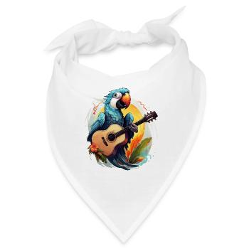 Tropische Melodien - Bandana - Weiß - Vorne