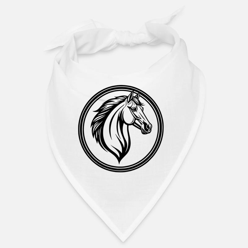Pferdekopf Emblem Bandana