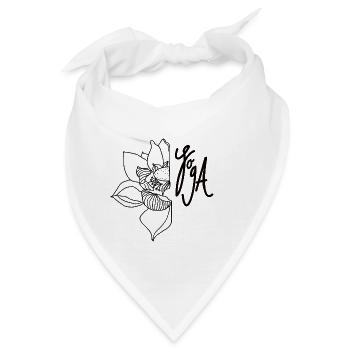 Yoga Lotus - Bandana - Weiß - Vorne