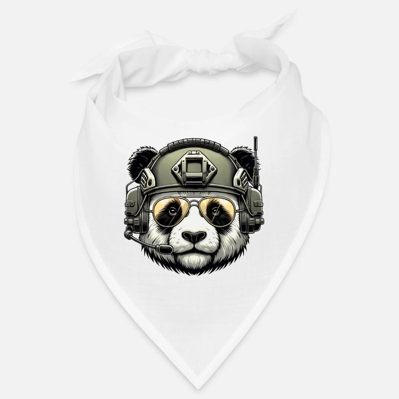 Panda Military Army Design Bandana