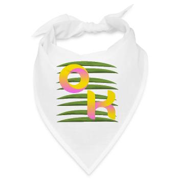 SOMMER PALMEN OK - Bandana - Weiß - Vorne