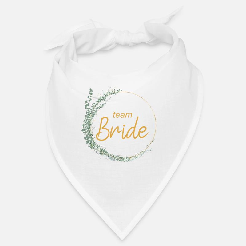 Team Bride! Eukalyptus-Kranz, personalisierbar Bandana