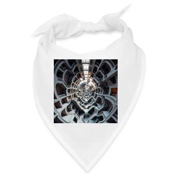Wendeltreppen-Atrium - Bandana - Weiß - Vorne