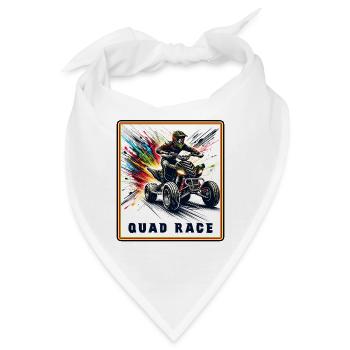 Quad Race – Speed Explosion - Bandana - Weiß - Vorne