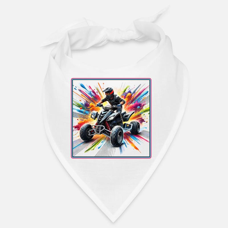 Quad Power – Explosion de couleurs Bandana