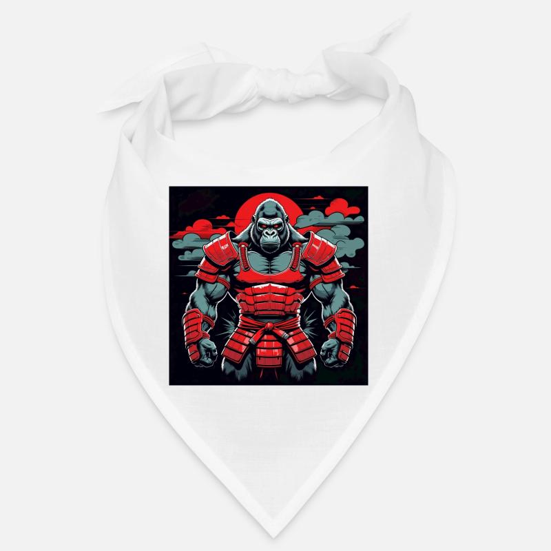 Primal Ronin – Der Samurai-Gorilla - Bandana - Weiß