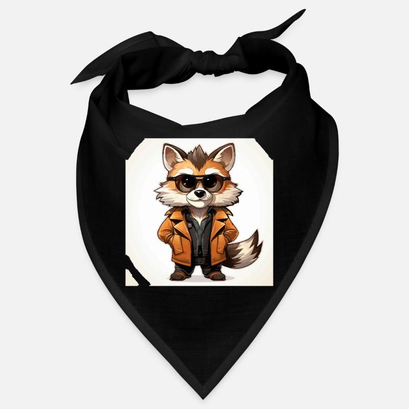 Le designer de raton laveur à la mode Bandana