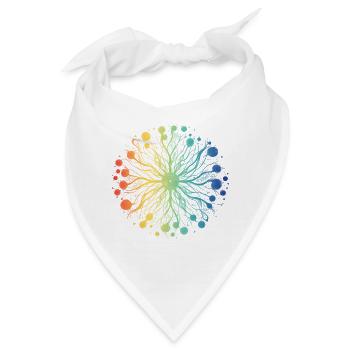 Emotionales Spektrum Mandala - Bandana - Weiß - Vorne