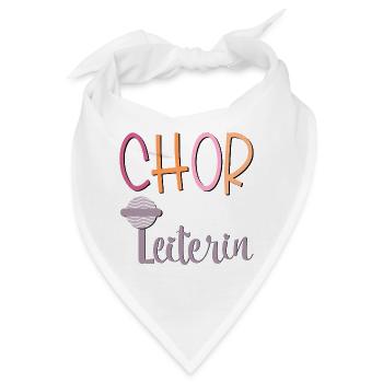 CHOR LEITUNG SINGEN CHORLEITERIN - Bandana - Weiß - Vorne