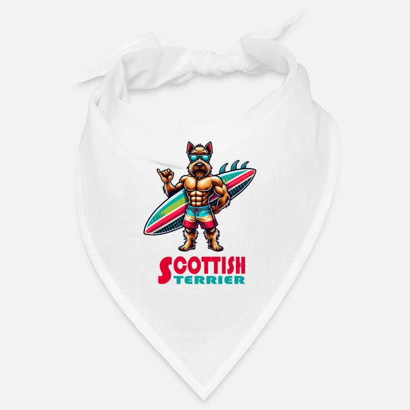 Scottish Terrier Surfer Bandana