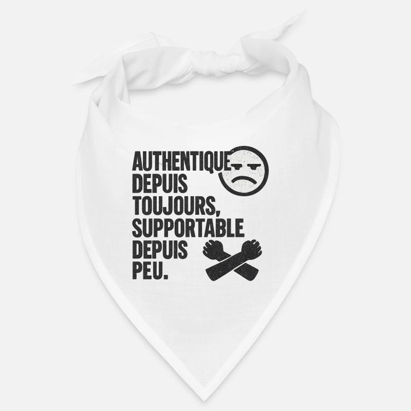 Authentisches Forever-Tee - Bandana - Weiß