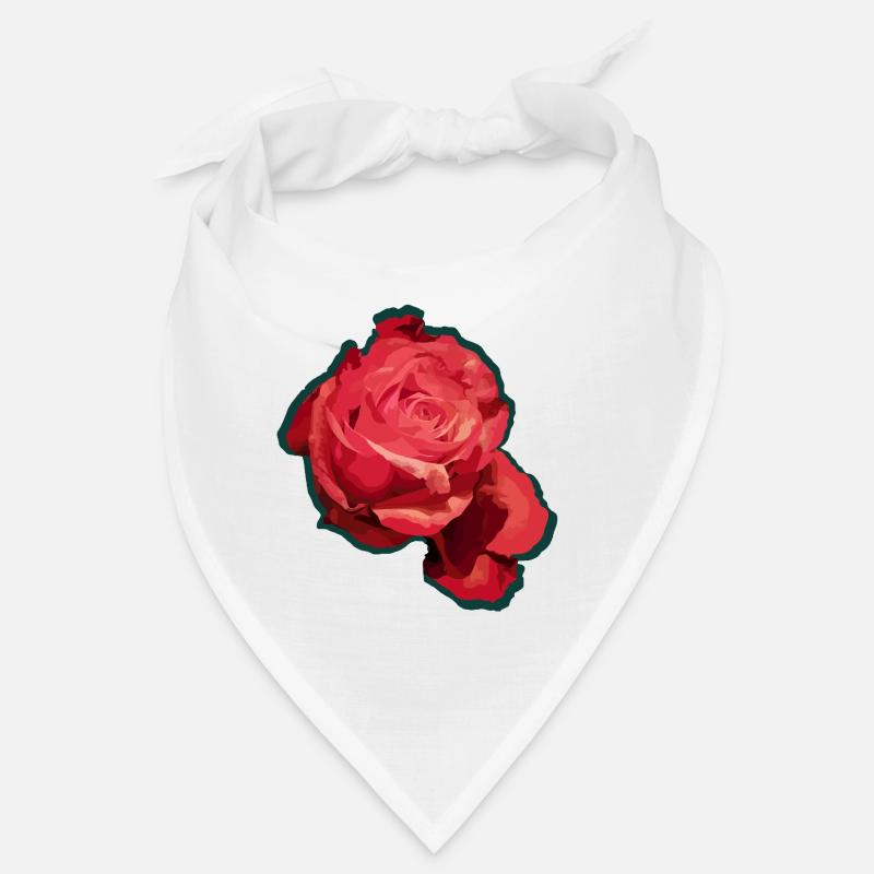 Rote Rose Bandana