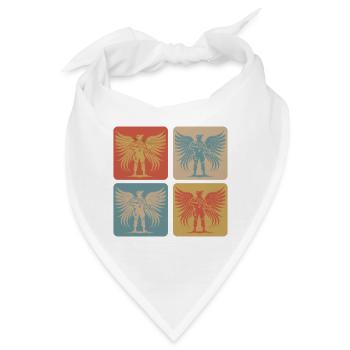 Soldaten Engel Vintage Design - Bandana - Weiß - Vorne