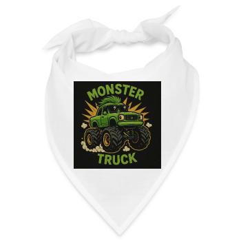 Monstertruck - Bandana - Weiß - Vorne