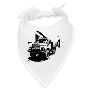 ZIL – Kraft auf Rädern - Bandana - Weiß - Vorne