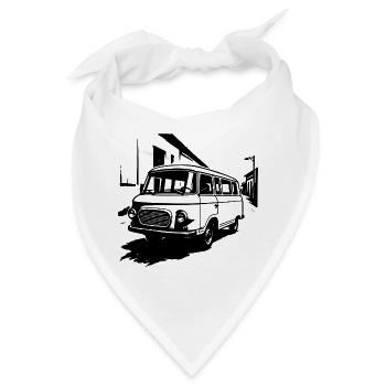 Transport-Kult Ostklassiker - Bandana - Weiß - Vorne