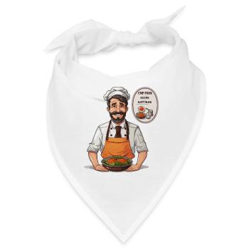 Die Gourmet-Couture - Bandana - Weiß - Vorne