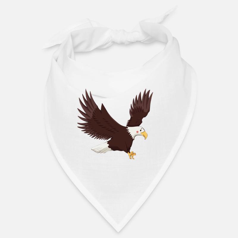 Adler - Bandana - Weiß