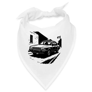 Straßenkreuzer Deluxe - Bandana - Weiß - Vorne