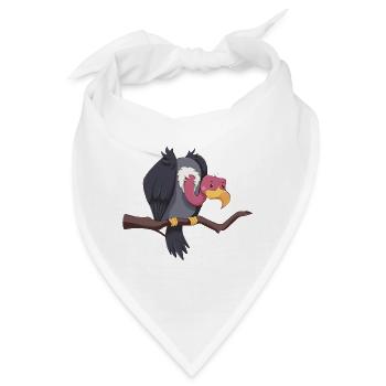 Geier - Bandana - Weiß - Vorne