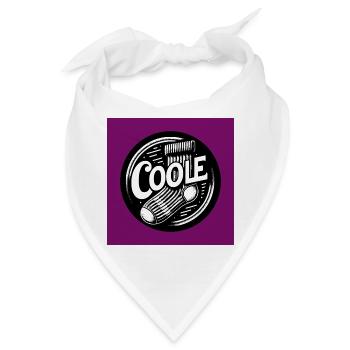 Coole Socke Socken und lustiger Spruch - Bandana - Weiß - Vorne