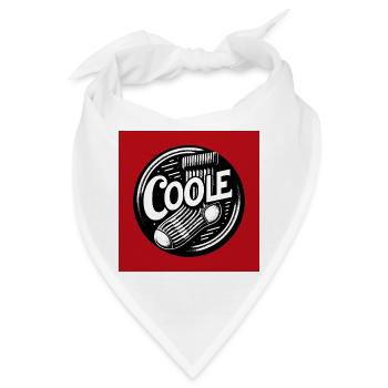 Coole Socke Socken und lustiger Spruch - Bandana - Weiß - Vorne
