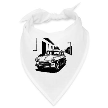 Wirtschaftswunder-Klassiker - Bandana - Weiß - Vorne
