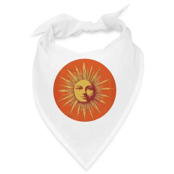Sonne - Bandana - Weiß - Vorne