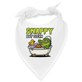 Swappy im Whirlpool - Bandana - Weiß - Vorne